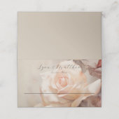 エレガントウェディング座席表サマーバラ プレイスカード (外部開封)