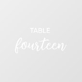 エレガントウェディング座席表 ウィンドウサイン (シート)