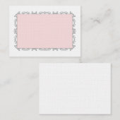 エレガントウェディング座席表 プレイスカード (正面/裏面)