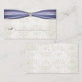 エレガントウェディング座席表 プレイスカード (正面/裏面)