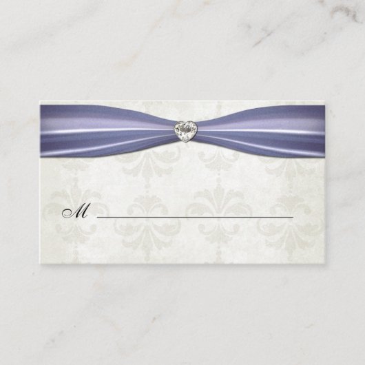 エレガントウェディング座席表 プレイスカード (正面)