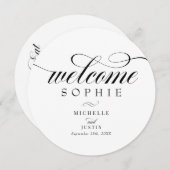 エレガントウェディング座席表 | メニュー (正面/裏面)