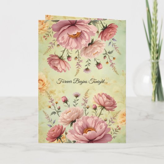 エレガントウェディング披露宴メニュー&プログラム プログラム (裏面)