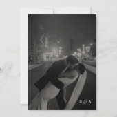 エレガントウェディング招待状とユーカリデザイン 招待状 (裏面)