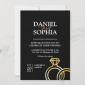 エレガントウェディング招待状カード 招待状 (正面)