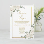 エレガントウェディング招待状スペインのイン 招待状 (スタンド正面)