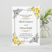 エレガントウェディング招待状モダン- & Romantic 招待状 (スタンド正面)