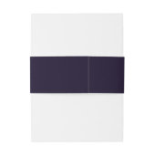 エレガントウェディング招待状用帯 招待状ベリーバンド (裏面例)