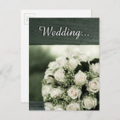 エレガントウェディング招待状 インビテーションポストカード (正面/裏面)