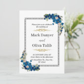 エレガントウェディング招待状 | カスタムデザイン 招待状 (スタンド正面)