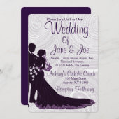 エレガントウェディング招待状 招待状 (正面/裏面)