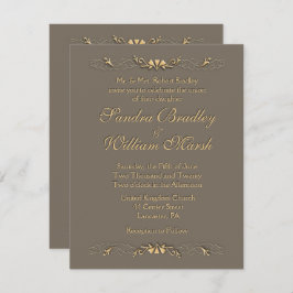 エレガントウェディング招待状 招待状