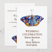 エレガントウェディング招待状 招待状 (正面/裏面)