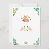 エレガントウェディング招待状 招待状 (裏面)