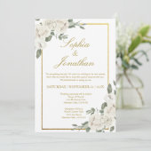 エレガントウェディング招待状 招待状 (スタンド正面)