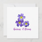 エレガントウェディング招待状 招待状 (裏面)