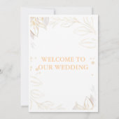 エレガントウェディング招待状 招待状 (裏面)