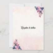 エレガントウェディング招待状 招待状 (裏面)