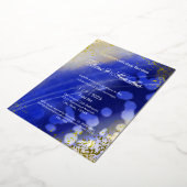 エレガントウェディング招待状 箔招待状 (回転した状態)