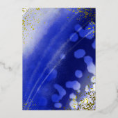 エレガントウェディング招待状 箔招待状 (裏面)