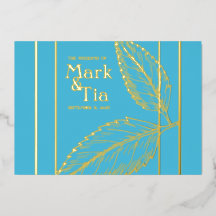 エレガントウェディング招待状