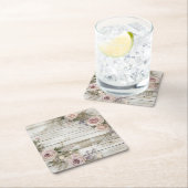 エレガントウェディング紙コースター スクエアペーパーコースター (インサイチュ)