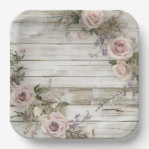 エレガントウェディング紙プレート