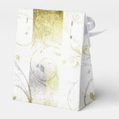 エレガントウェディング紙結婚式の引き出物ギフトボックス フェイバーボックス (裏面サイド)