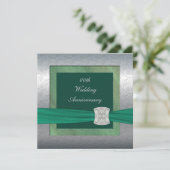 エレガントウェディング記念日パーティの招待状 招待状 (スタンド正面)