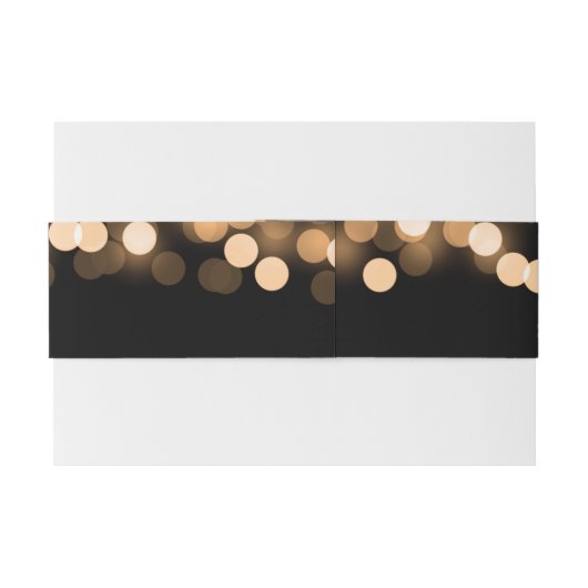 エレガントウェディング金ゴールドハリウッドグラム 招待状ベリーバンド (裏面例)