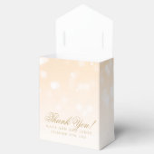 エレガントウェディング金ゴールド《写真》ぼけ味スパークルライト フェイバーボックス (オープン)