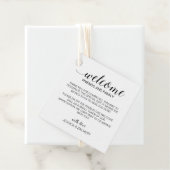 エレガントウエディングウェルカムギフトバスケットバッグ フェイバータグ (インサイチュ)