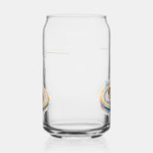 エレガントウォーターカラーゴールデンバラ結婚ズリングや輪 ガラス缶 (左)