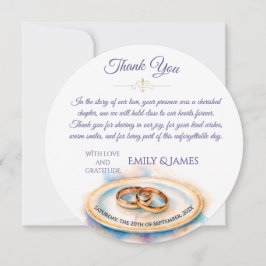 エレガントウォーターカラーゴールデンバラ結婚ズリングや輪 セーブザデート