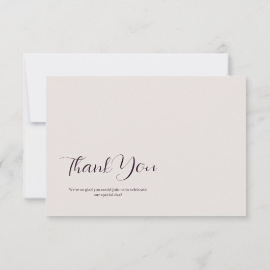 エレガントウォーターカラーヴェネツィアイラストレーションイタリア サンキューカード (裏面)