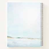 エレガントウォーター海ビーチ結婚式ゲストブック ノートブック (裏面)