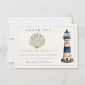 エレガントウォー航海のターカラーラ結婚イトハウス サンキューカード (正面)