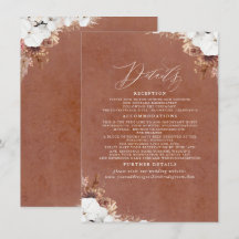 エレガントエキゾチック結婚ボホ詳細