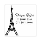 エレガントエッフェルタワー#2スケッチ名差出人住所 ラバースタンプ (インプリント)