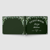 エレガントエリ葉ーユ結婚カリ ゲストブック (全面)