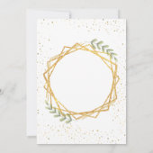 エレガントエリ葉ーユ結婚カリ 招待状 (裏面)