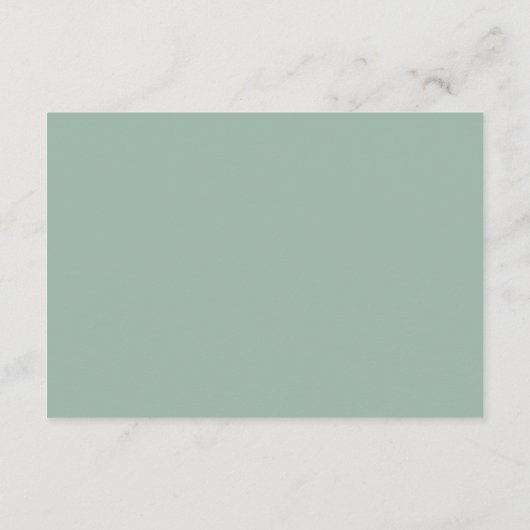 エレガントエリ葉ー結婚ユ エンクロージャーカード (裏面)