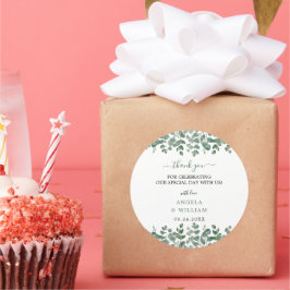 エレガントエリ葉ー結婚ユ ラウンドシール