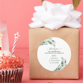 エレガントエリ葉ー結婚ユ ラウンドシール