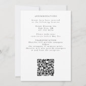 エレガントエリ葉ー結婚ユ 招待状 (裏面)