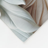 エレガントエンボス3Dフローラレリーフ、 浮き彫りパステル フリースブランケット (角)