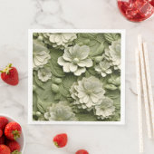 エレガントエンボス3Dフローラレリーフ、 浮き彫り (インサイチュ)