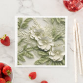 エレガントエンボス3Dフローラレリーフ、 浮き彫り (インサイチュ)