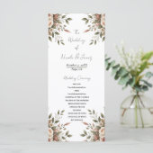 エレガントオリーブグリーン&ホワイトフローラコーナ結婚ーズ プログラム (スタンド正面)