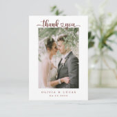 エレガントオレン結婚ジ サンキューカード (スタンド正面)